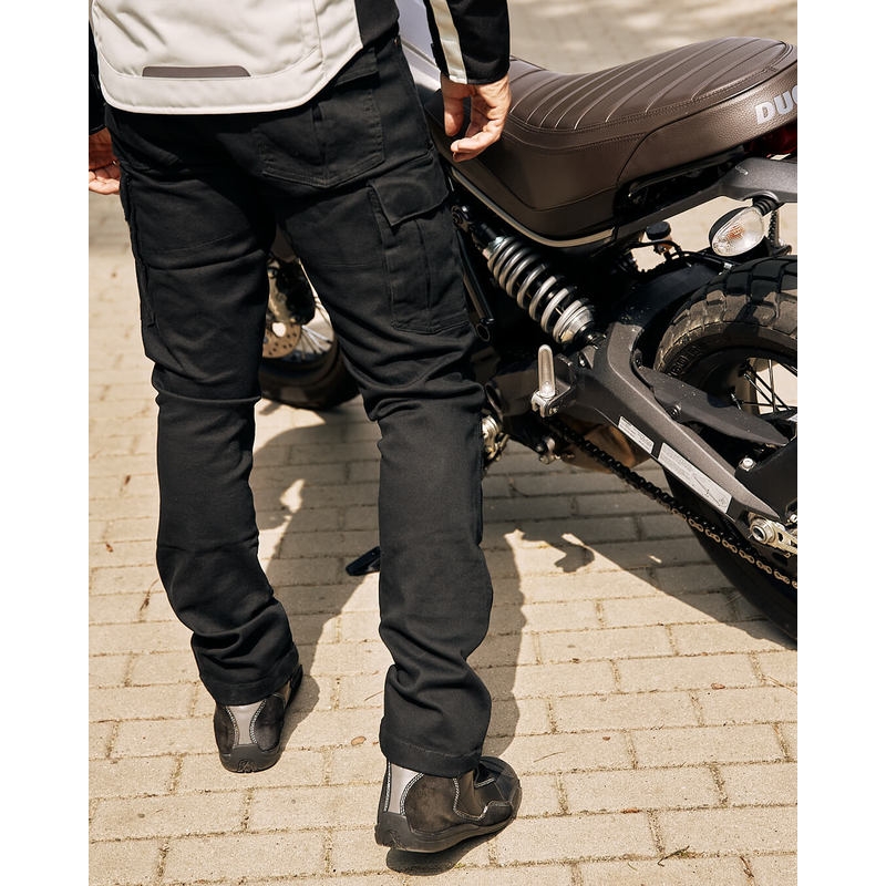 Ozone Shadow II Zwarte Motorfiets Jeans uitverkoop