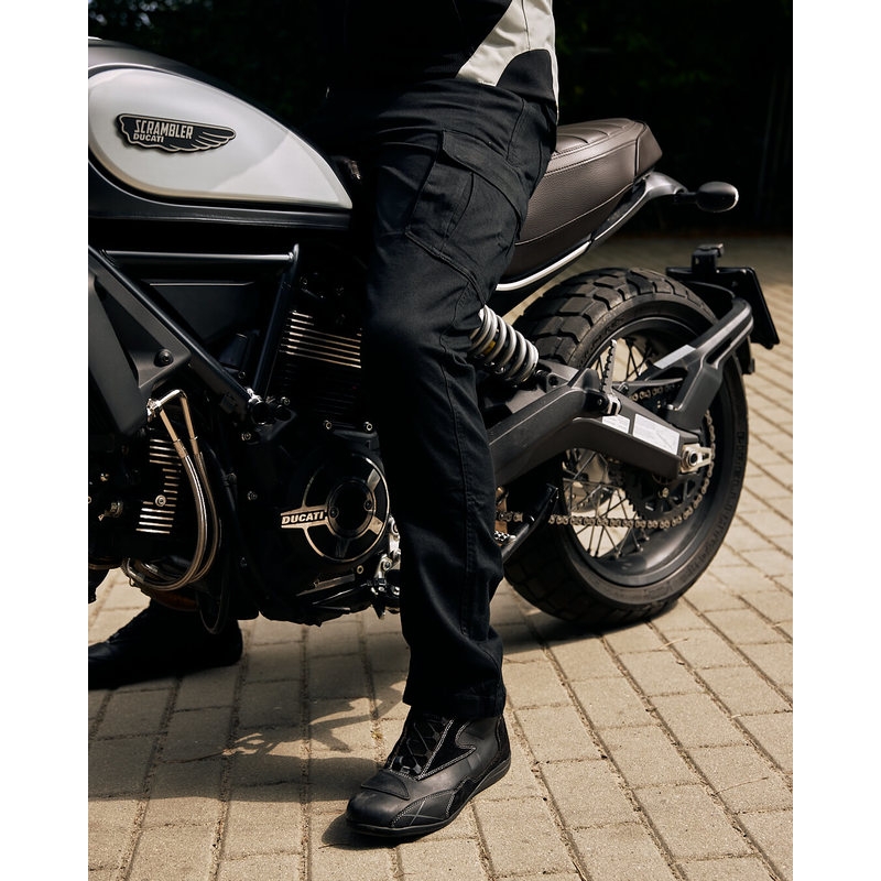 Ozone Shadow II Zwarte Motorfiets Jeans uitverkoop