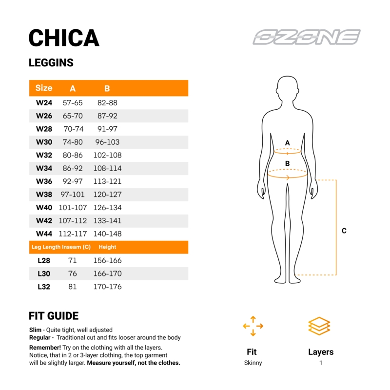 Motorlegging voor dames Ozone Chica zwart