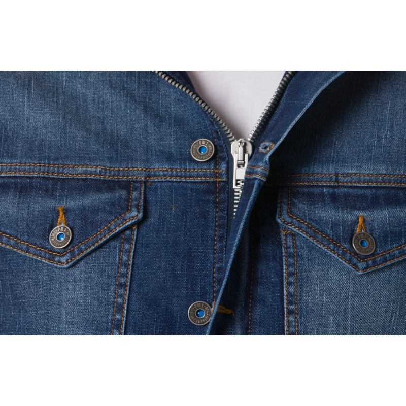 Motorjas PMJ West blauw uitverkoop