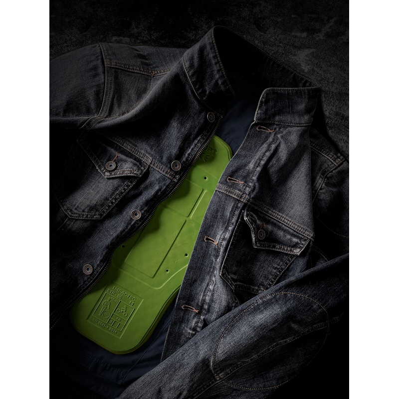 Motorjas PMJ West blauw uitverkoop