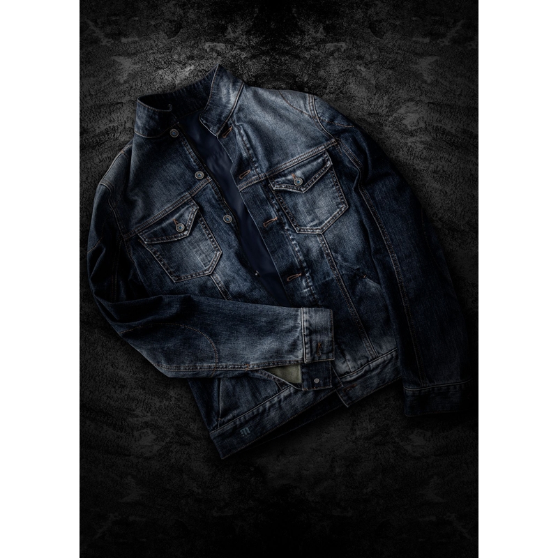 Motorjas PMJ West blauw uitverkoop