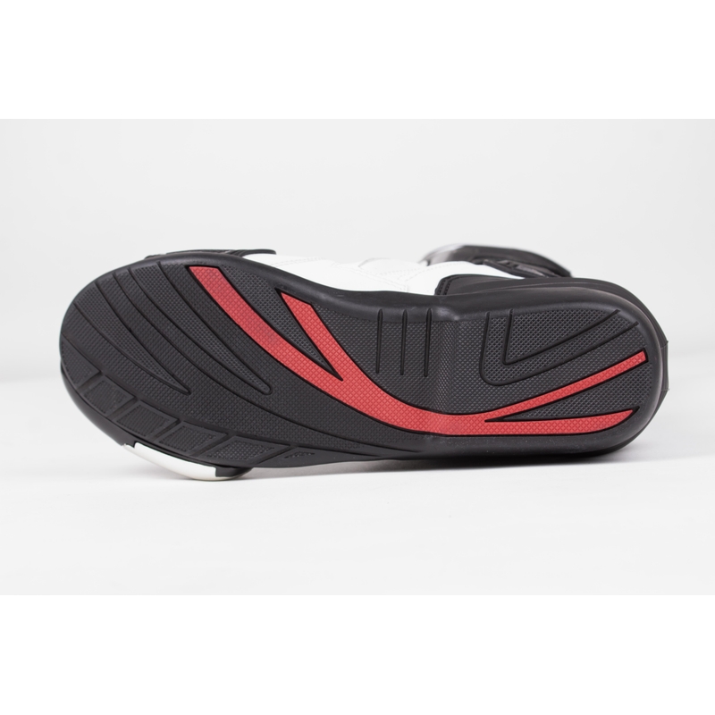 Motorlaarzen RSA GP-01 zwart en wit