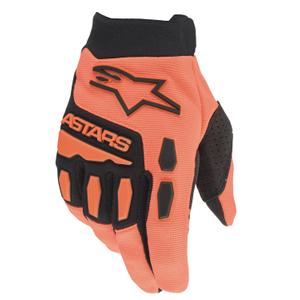 Alpinestars Full Bore Kinder Motorcross Handschoenen Zwart en Oranje