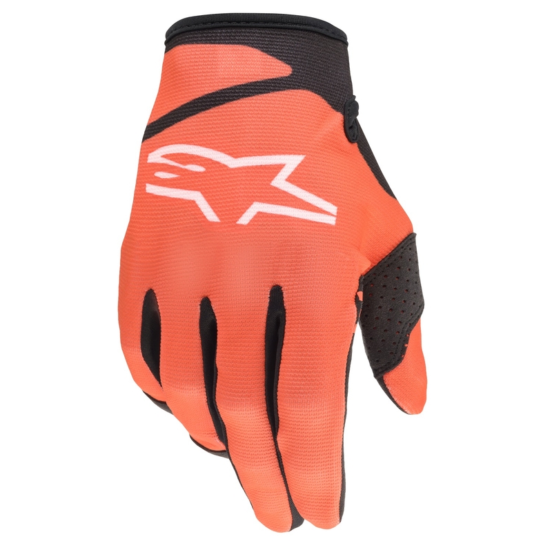 Dětské motokrosové rukavice Alpinestars Radar černo-oranžové