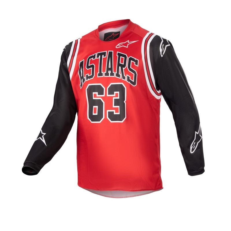 Alpinestars Racer Acumen Limited Edition Rood, Zwart en Wit Kinder Motorcross Trui