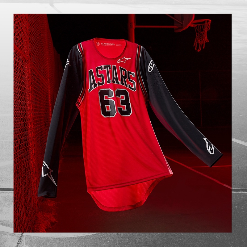 Alpinestars Racer Acumen Limited Edition Rood, Zwart en Wit Kinder Motorcross Trui
