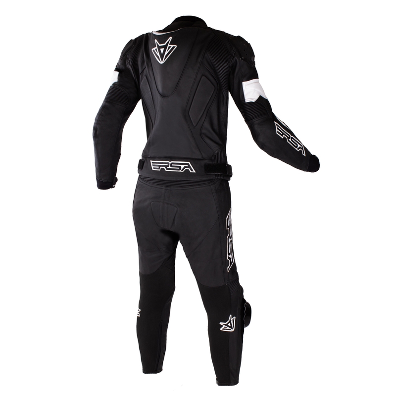 RSA GPX 2 zwart-witte motoroverall uitverkoop