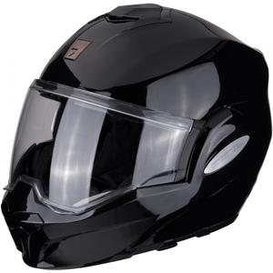 Opklaphelm Scorpion EXO-TECH EVO zwart glanzend