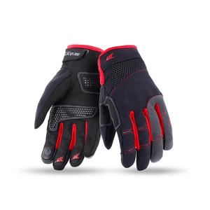Motorhandschoenen SEVENTY DEGREES SD-C48 zwart en rood