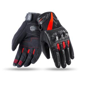 Motorhandschoenen SEVENTY DEGREES SD-N14 zwart-rood