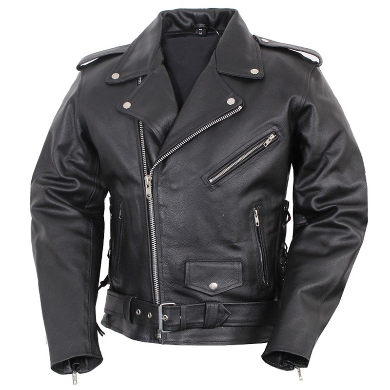 RSA Chopper zwart leer curvy