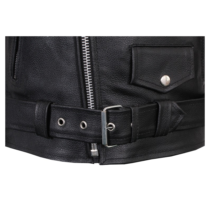 RSA Chopper zwart leer curvy