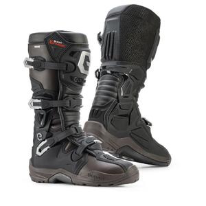 Eleveit X PRIVILEGE WP ENDURO zwart-bruine motorlaarzen