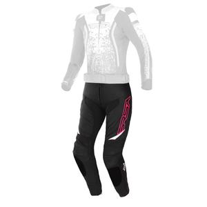 Dames RSA GT2 Zwart-Wit-Fluoroze Motorbroek uitverkoop