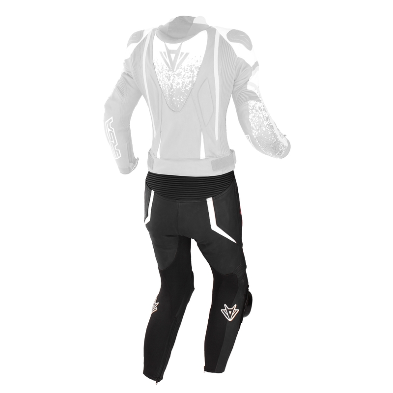 Dames RSA GT2 Zwart-Wit-Fluoroze Motorbroek uitverkoop