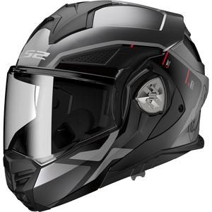 LS2 FF901 Advant X Metryk titanium opvouwbare motorhelm