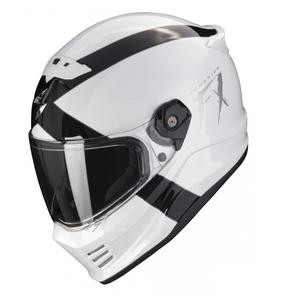 Motorhelm SCORPION COVERT FX GALLUS wit-zwart