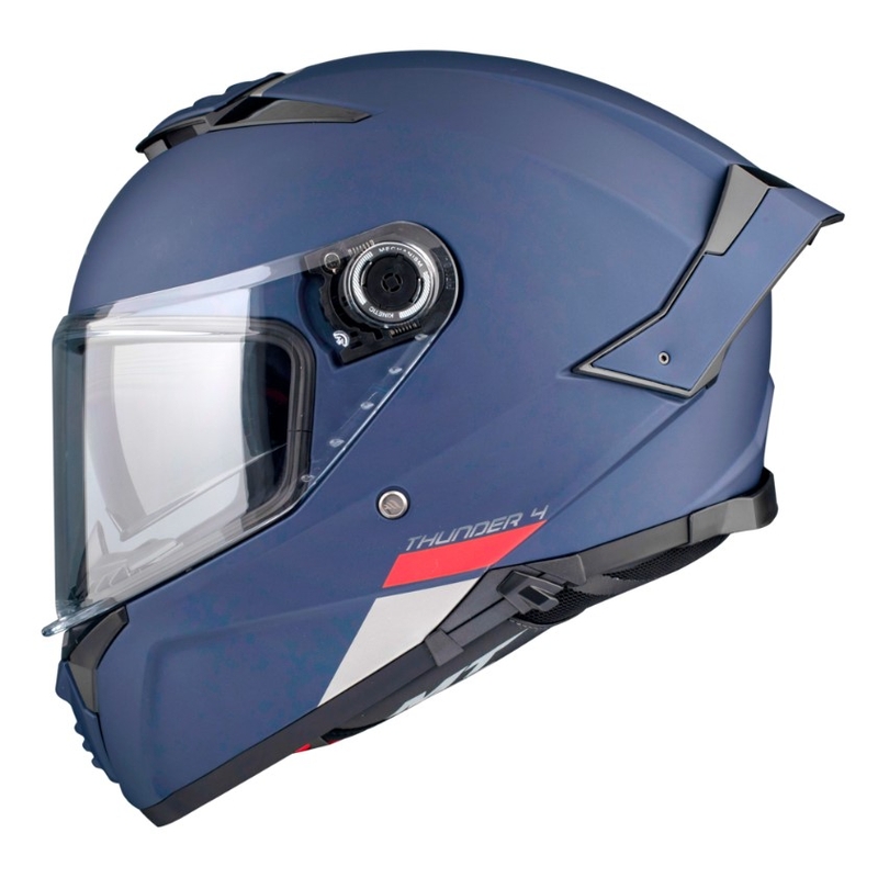 MT FF118SV Thunder 4 SV integraal motorhelm blauw mat uitverkoop