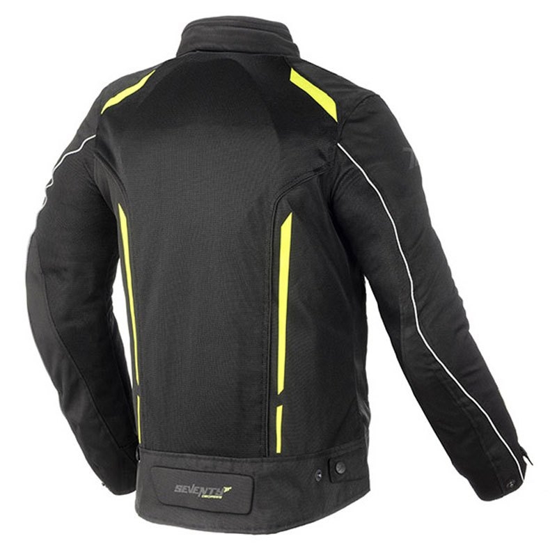 Motorjas SEVENTY DEGREES SD-JT32 zwart-fluogeel