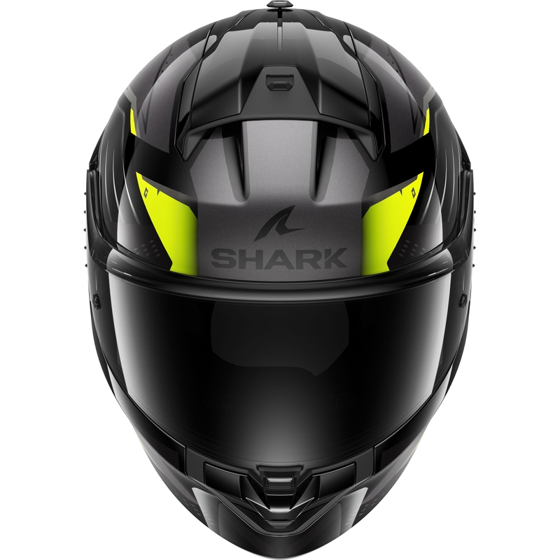 Integraalhelm SHARK RIDILL 2 BERSEK zwart-grijs-fluogeel