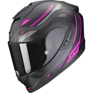 Integraal motorhelm Scorpion EXO-1400 EVO Carbon Air Kydra zwart-roze