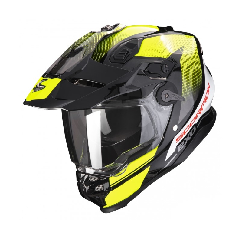 Enduro motorhelm SCORPION ADF-9000 AIR Trail zwart-fluo geel