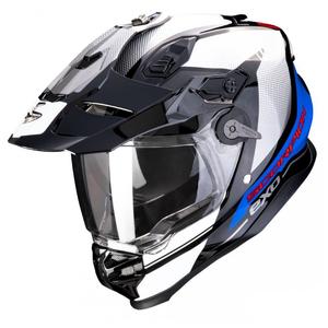 Enduro motorhelm SCORPION ADF-9000 AIR Trail zwart-blauw-wit