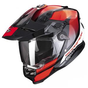 Enduro motorhelm SCORPION ADF-9000 AIR Trail zwart-rood