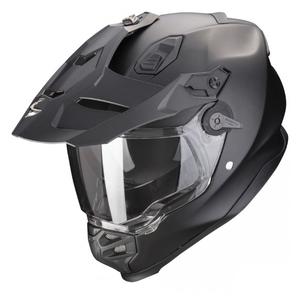Enduro motorhelm SCORPION ADF-9000 AIR Massief parelzwart mat