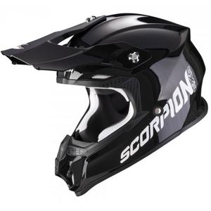 Motorcrosshelm Scorpion VX-16 EVO AIR Stevig zwart