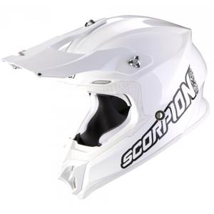 Motorcrosshelm Scorpion VX-16 EVO AIR Massief wit