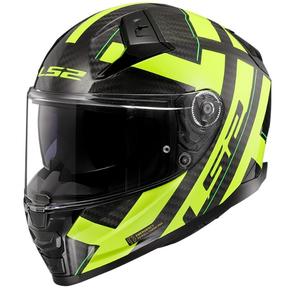 LS2 FF811 Vector II C Strong zwart-fluo gele integraal motorhelm