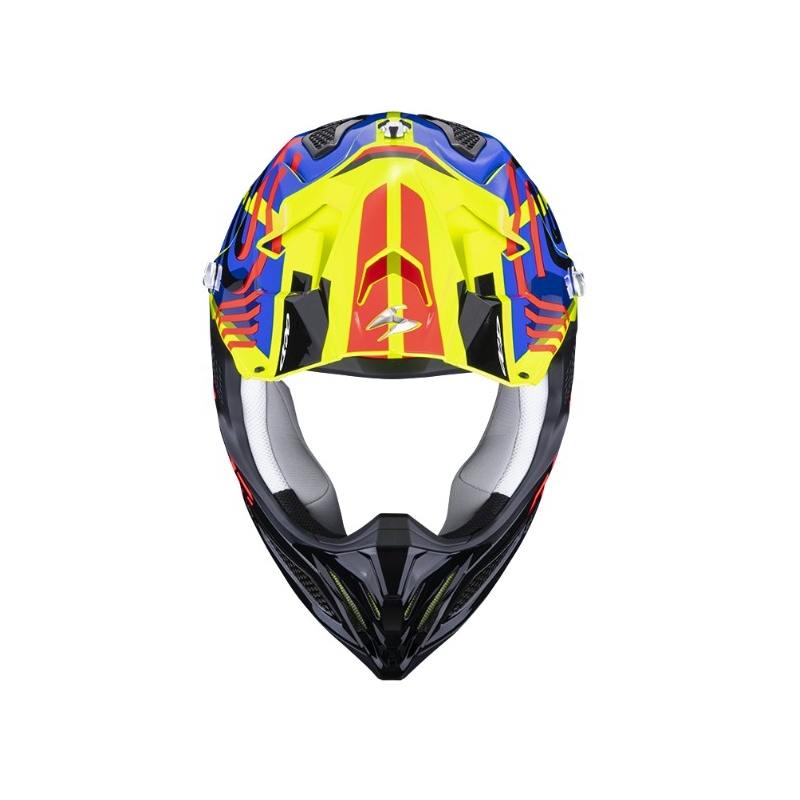 Motorcrosshelm Scorpion VX-22 Air Neox zwart-rood-blauw-fluo geel