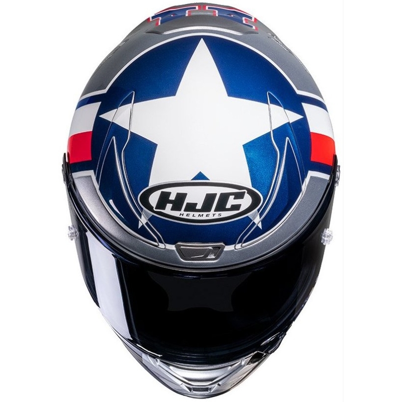 HJC RPHA 1 Ben Spies Silverstar MC21 rood-blauw-wit-zilver integraal motorhelm