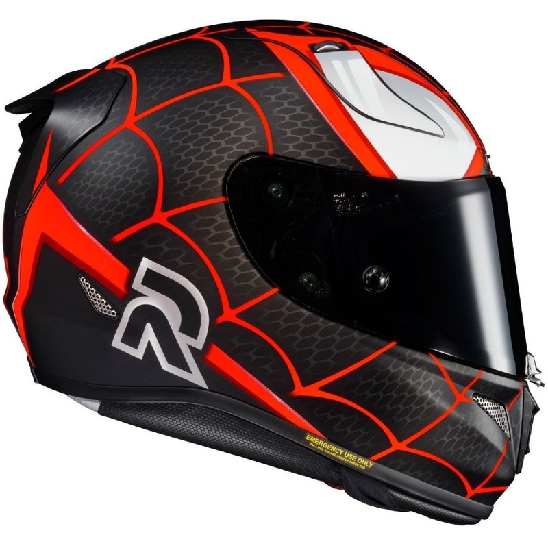 Integrální přilba na motorku HJC RPHA 11 MILES MORALES MC1SF černo-bílo-červená