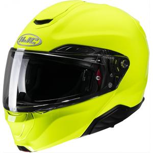 HJC RPHA 91 Solid motorhelm fluogroen