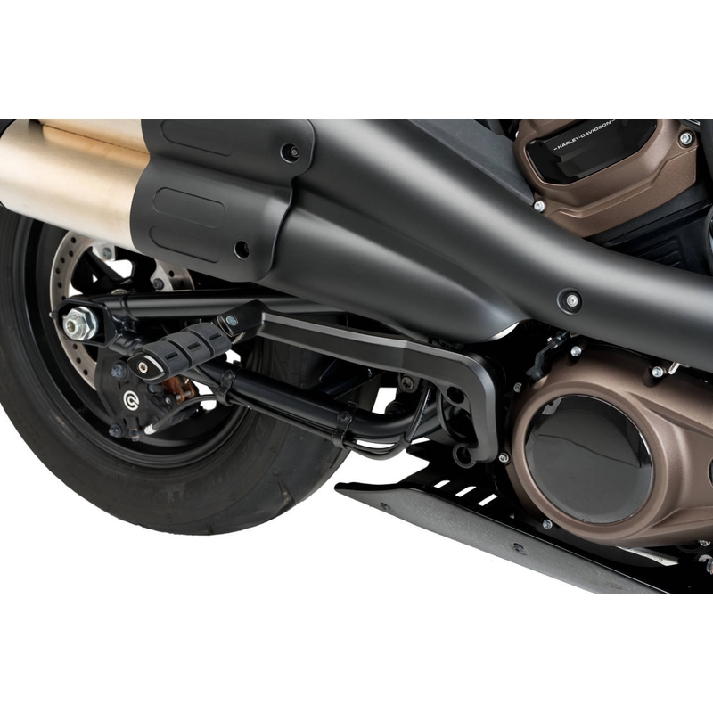 Footpegs support CUSTOMACCES COMBO černý