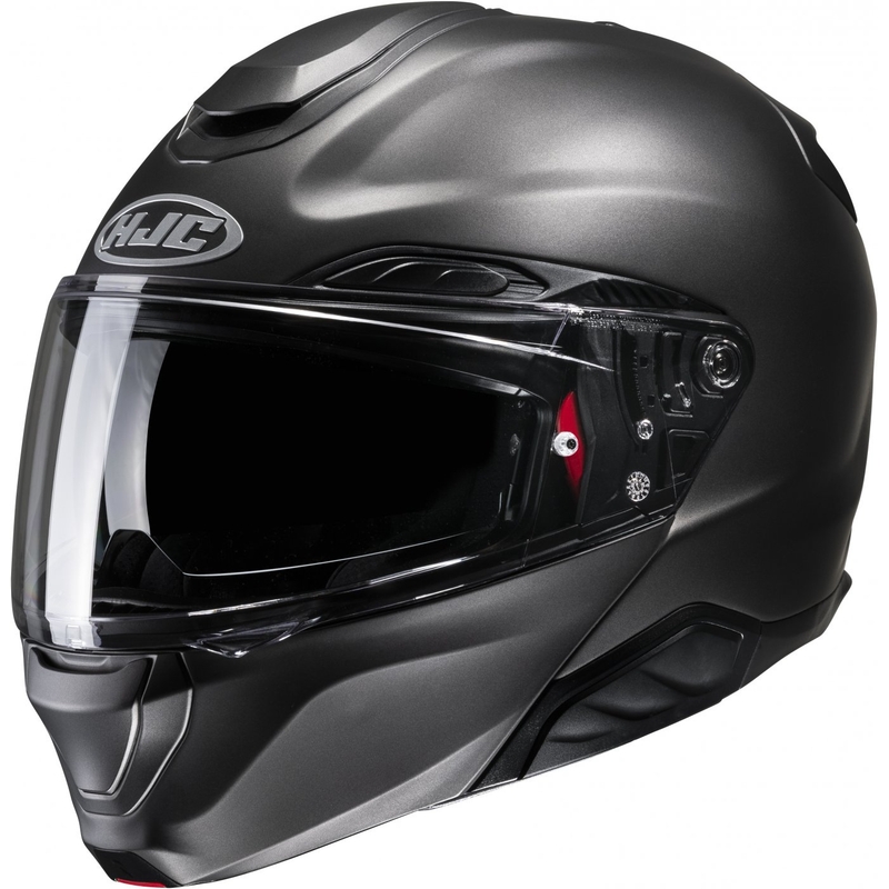 Opklapbare motorhelm HJC RPHA 91 Solid semi-vlak titanium