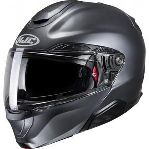 HJC RPHA 91 Solid semi-vlakke motorhelm antracietgrijs