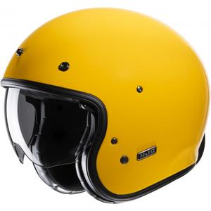 Open motorhelm HJC V31 Solid geel