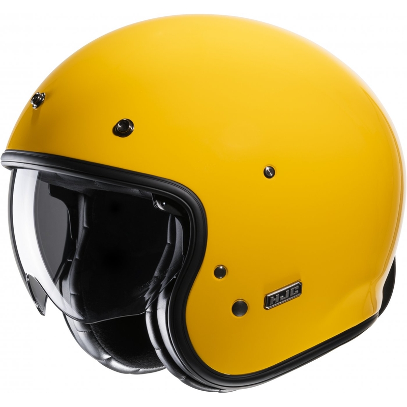 Open motorhelm HJC V31 Solid geel