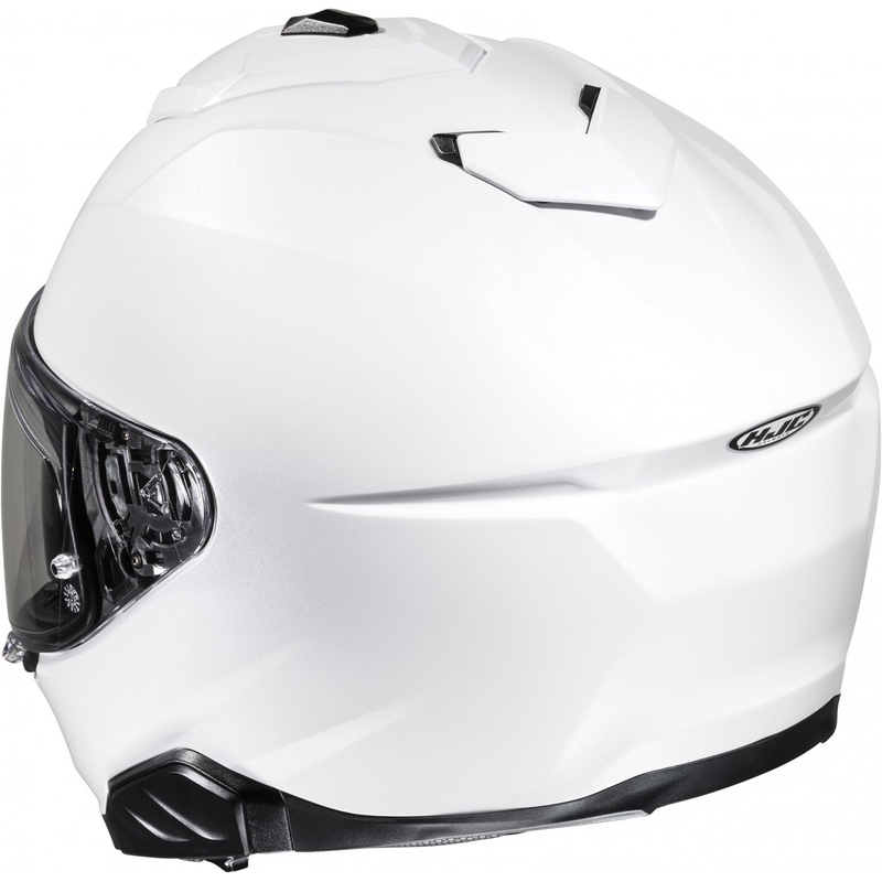 HJC i71 Solid parelmoer witte integraal motorhelm