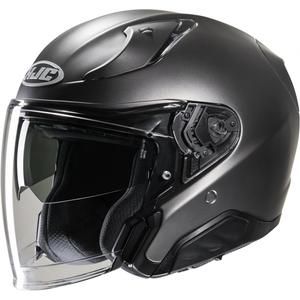 HJC RPHA 31 stevige half platte titanium open motorhelm