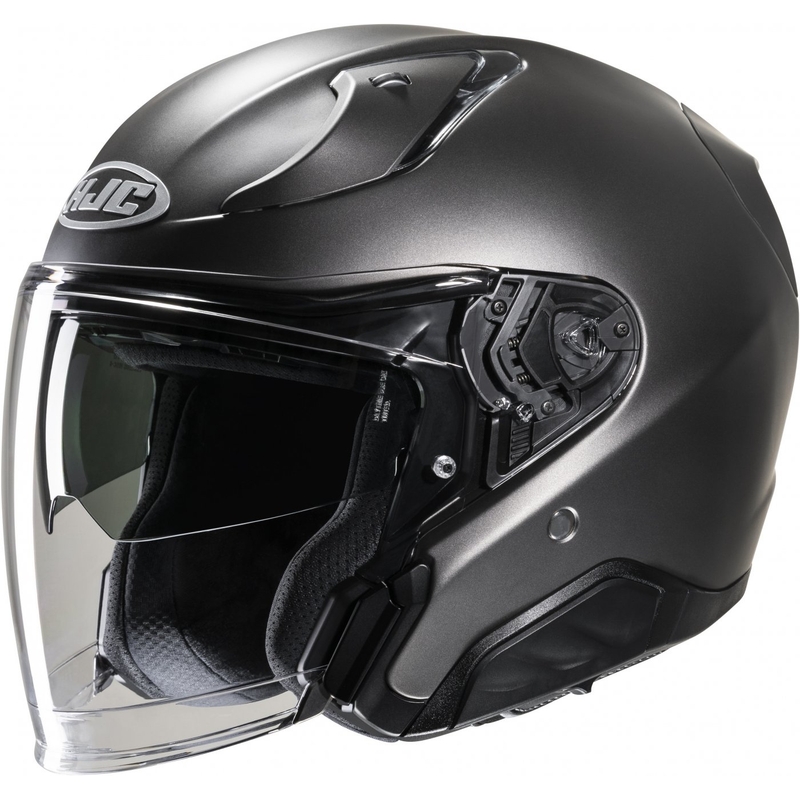 HJC RPHA 31 stevige half platte titanium open motorhelm