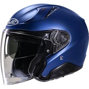 Open motorhelm HJC RPHA 31 Solid semi-plat metallic blauw
