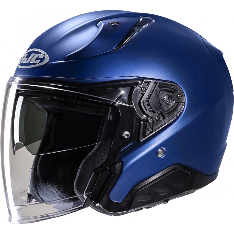 Open motorhelm HJC RPHA 31 Solid semi-plat metallic blauw