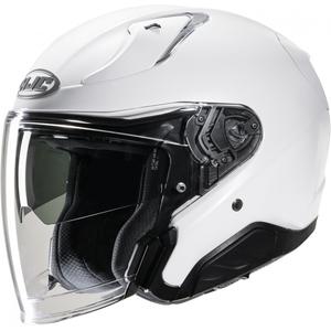 Open motorhelm HJC RPHA 31 effen parelwit