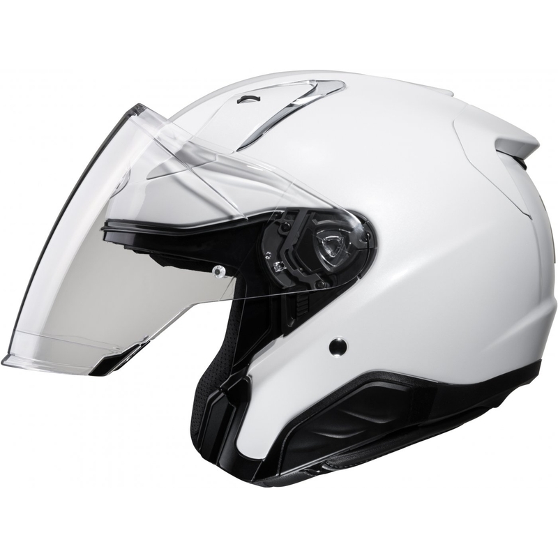 Open motorhelm HJC RPHA 31 effen parelwit