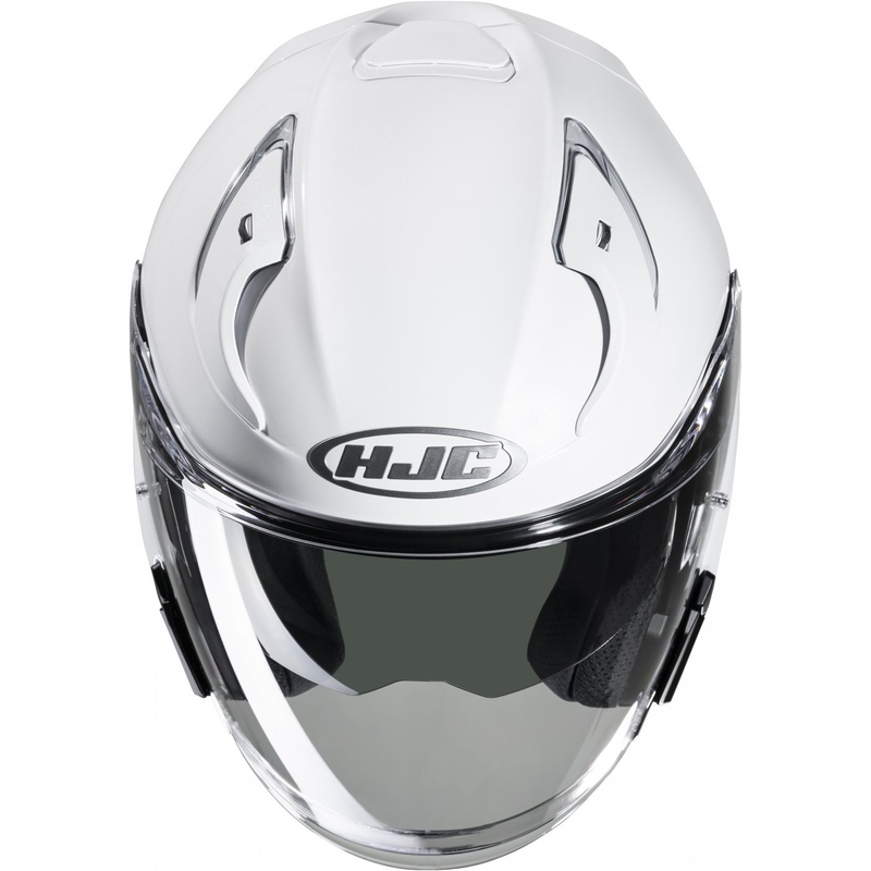 Open motorhelm HJC RPHA 31 effen parelwit